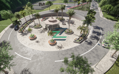 praça das criancas de manhã